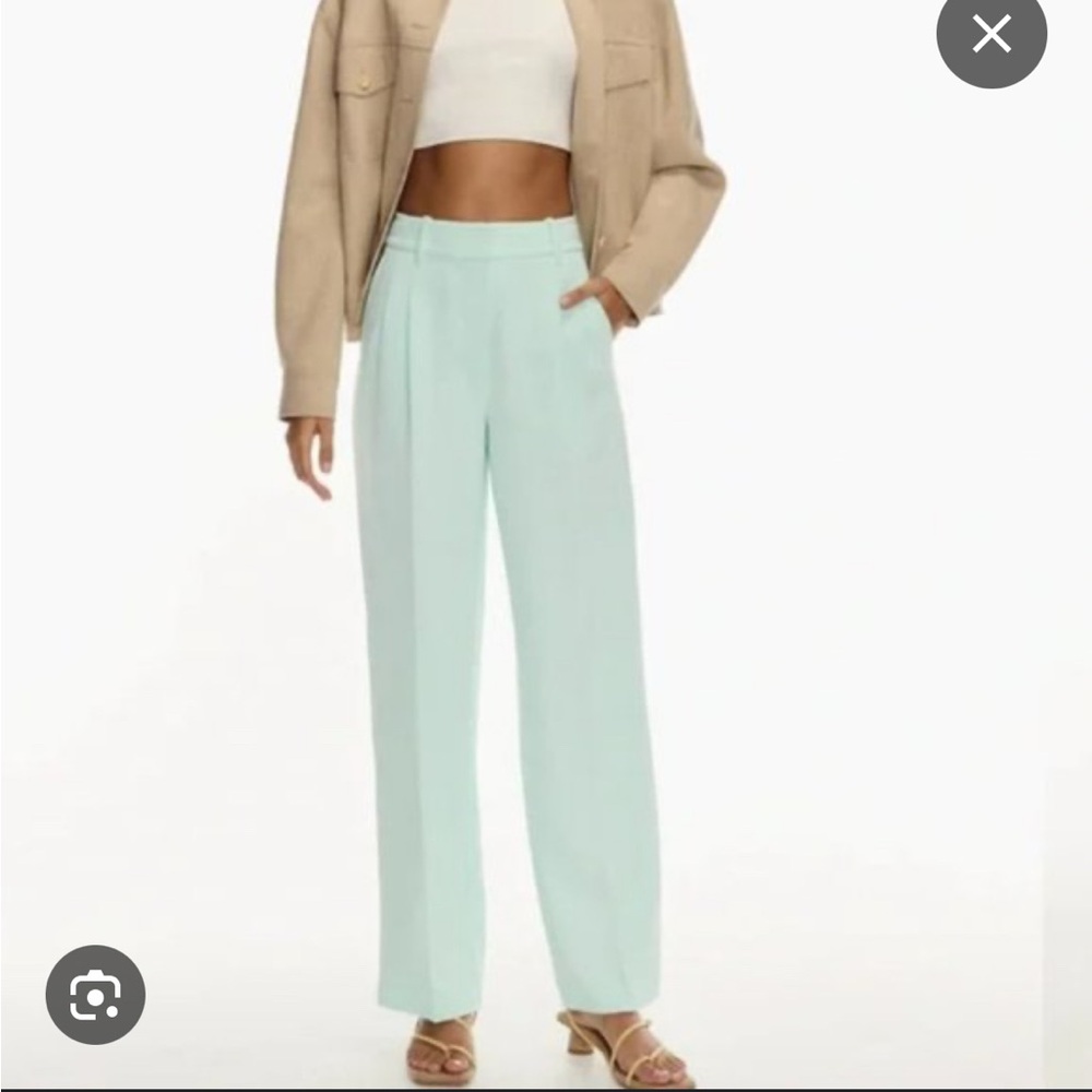 Aritizia Wilfred effortless pant, subtle mint size 0